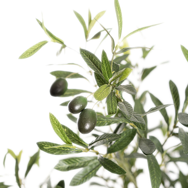 UV Treated Artificial Olive Tree Green (120cmH)