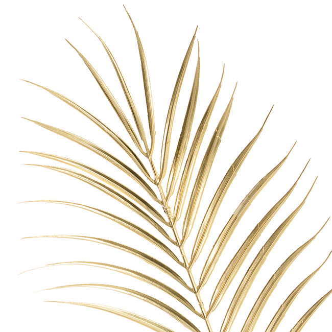 Palm Leaf Spray Metallic Gold (95cmH)