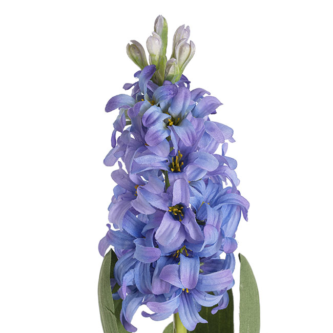 Hyacinth Flower Spray French Blue (44cmH)