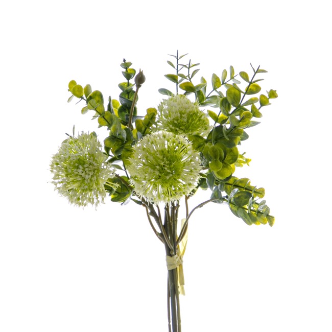 Eucalyptus Onion Ball Bouquet Green (34cmH)
