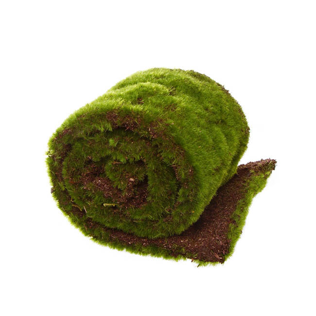 Artificial Moss Mat Roll Green (15cmx80cm)