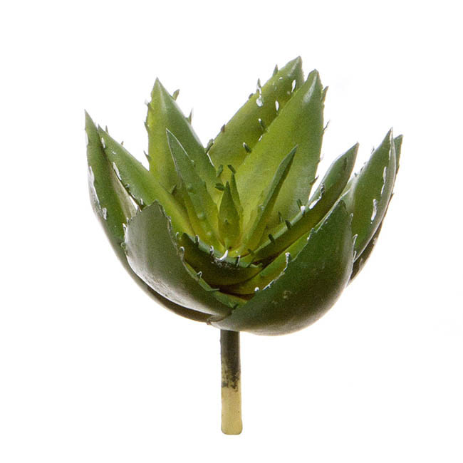 Artificial Succulent Mini Aloe Green  (9cmDx10cmH)