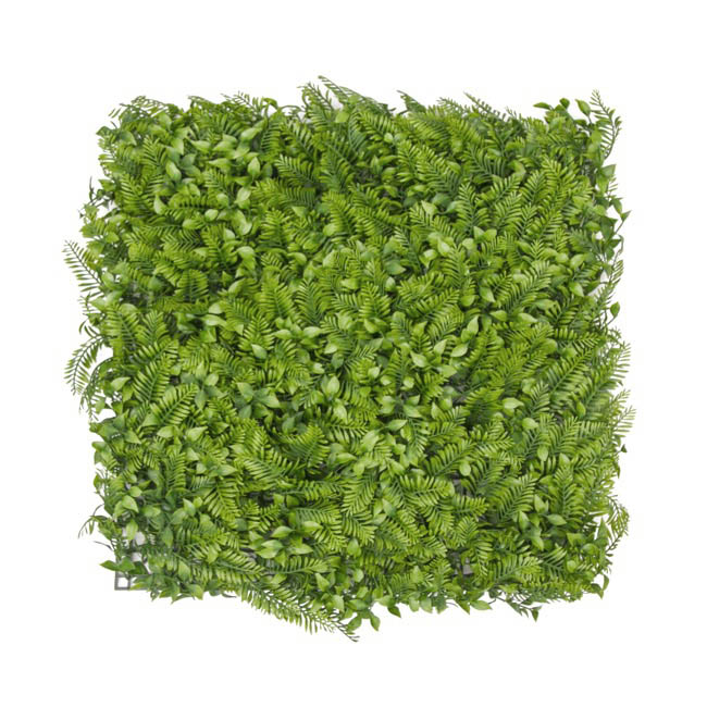 Artificial Fern Leaves Wall Green (50x50cm)