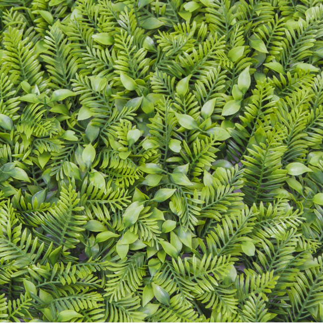 Greenery Wall Artificial Fern Leaves Green (50x50cm)
