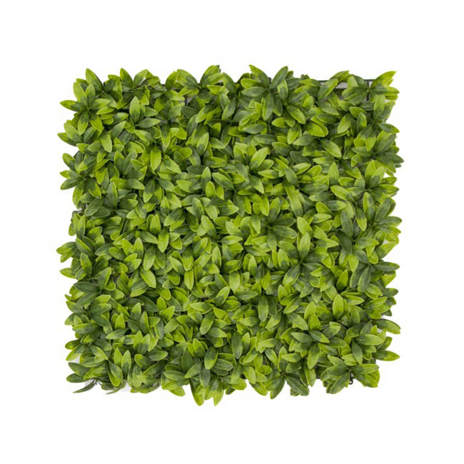 Artificial Laurel Leaf Wall Green (50x50cm)