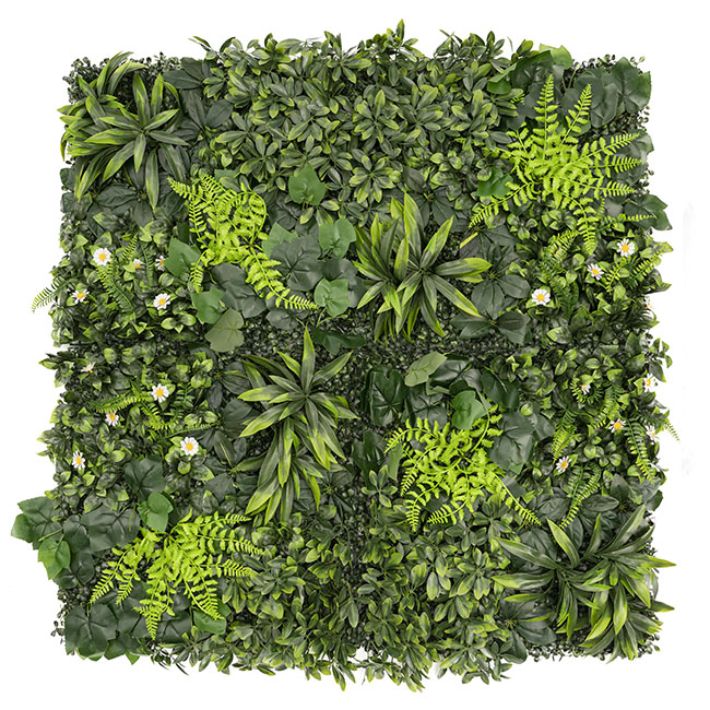 Greenery Wall UV Treated Ivy & Fern Mix Green (1Mx1M)