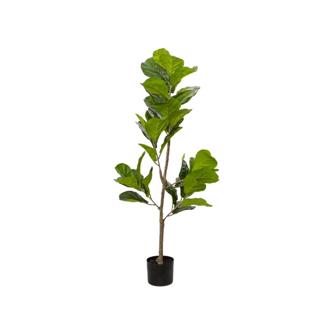 Artificial Fiddle Leaf Tree Potted Green (120cm)