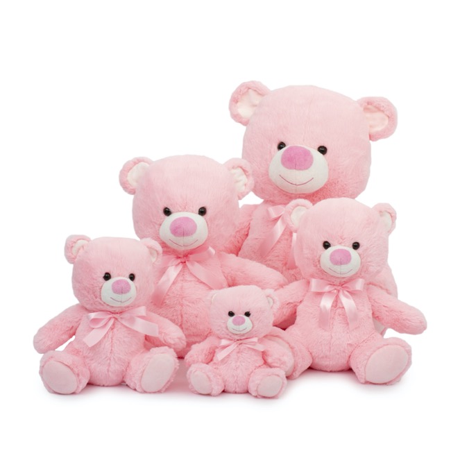 Toby Relay Teddy Baby Pink (25cmST)