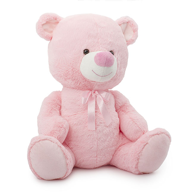 Toby Relay Teddy Baby Pink (40cmST)