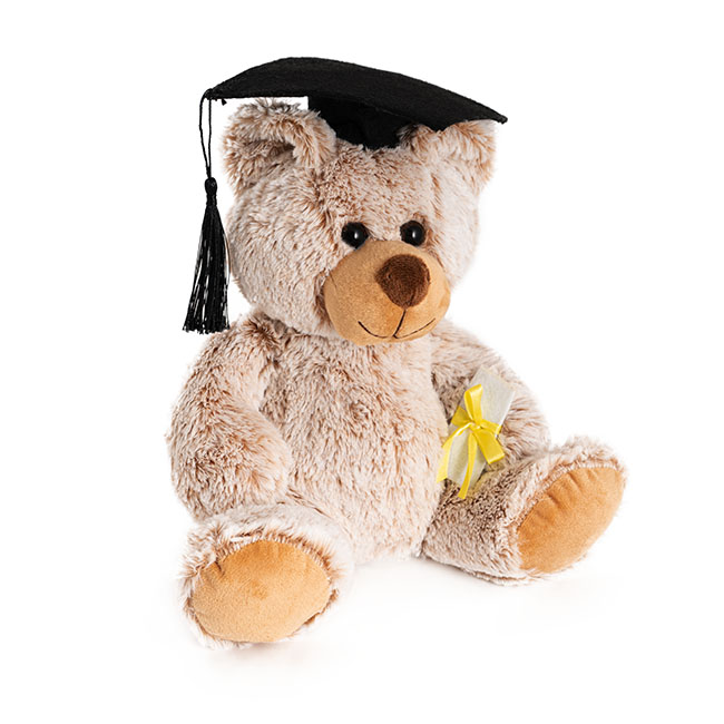 Graduation Teddy Bear Oscar Beige (26cmST)
