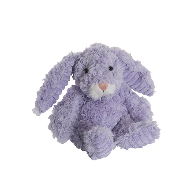 Bunny Nibbles Plush Soft Toy Soft Purple (22cmST)