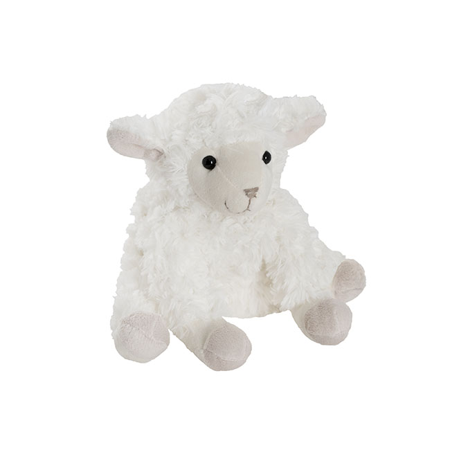 Louis Sitting Lamb Plush Soft Toy White (20cmST)