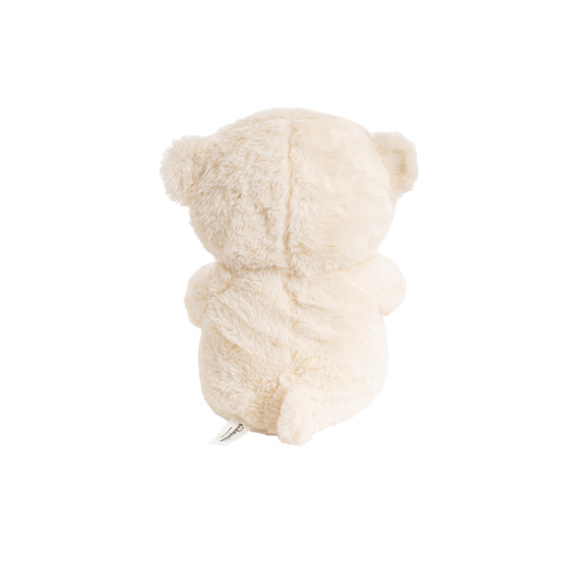 Bary Bear With Heart White (26cmST)