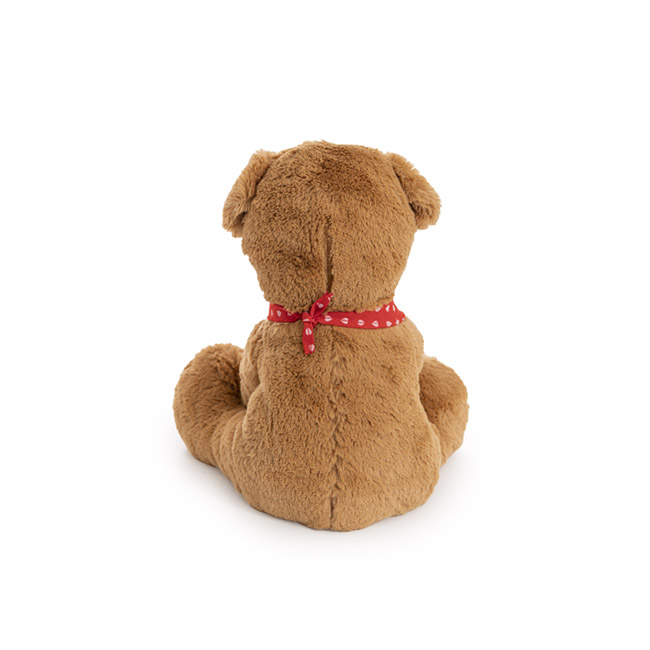 Puppy With Heart On Paw Brown (20cmST)