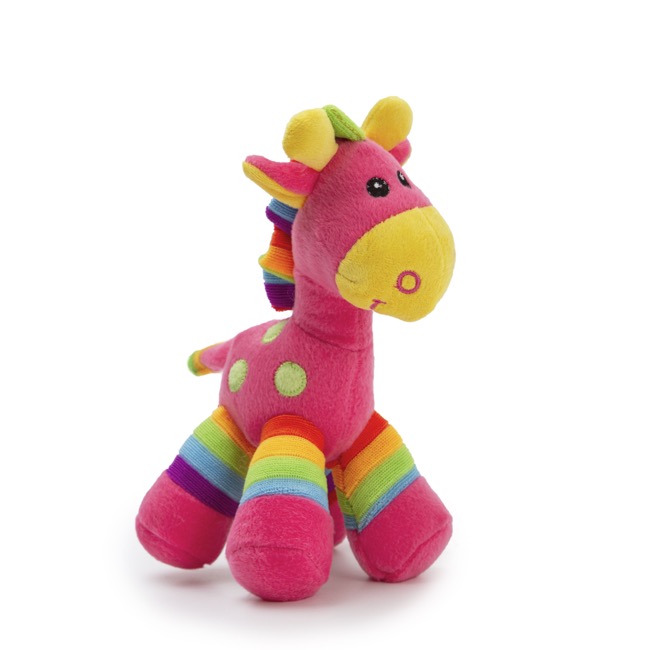 Gerry Giraffe Bright Stripes Hot Pink (20cmST)
