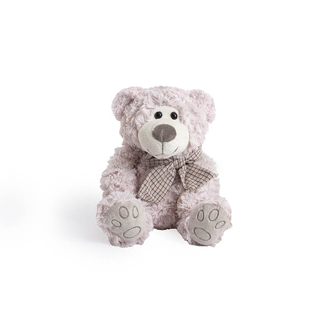 Luke Teddy Bear Baby Pink (20cmH)