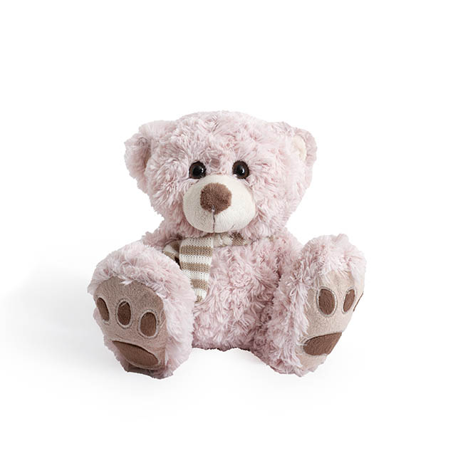 Elliot Teddy Bear Baby Pink (23cmST)