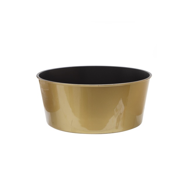 Flora Round Bowl (29Dx14cmH) Metallic Gold