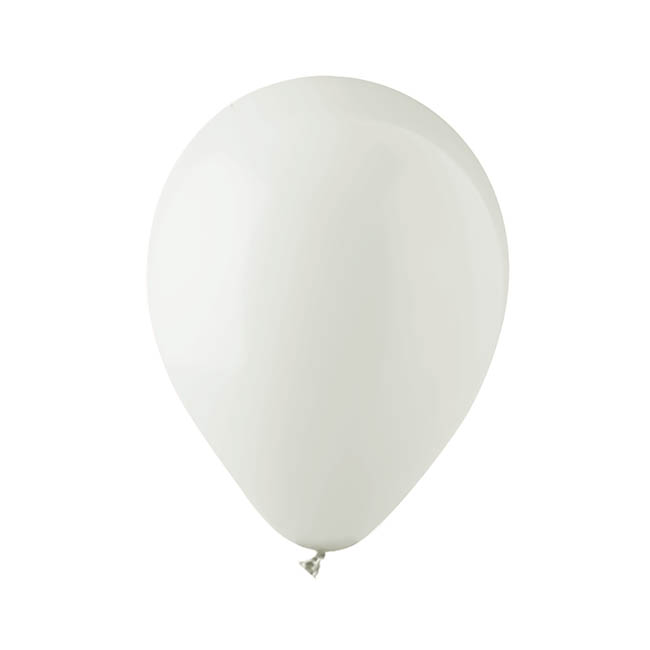 Latex Koch Balloon 12 24 Pack White (31cmD)