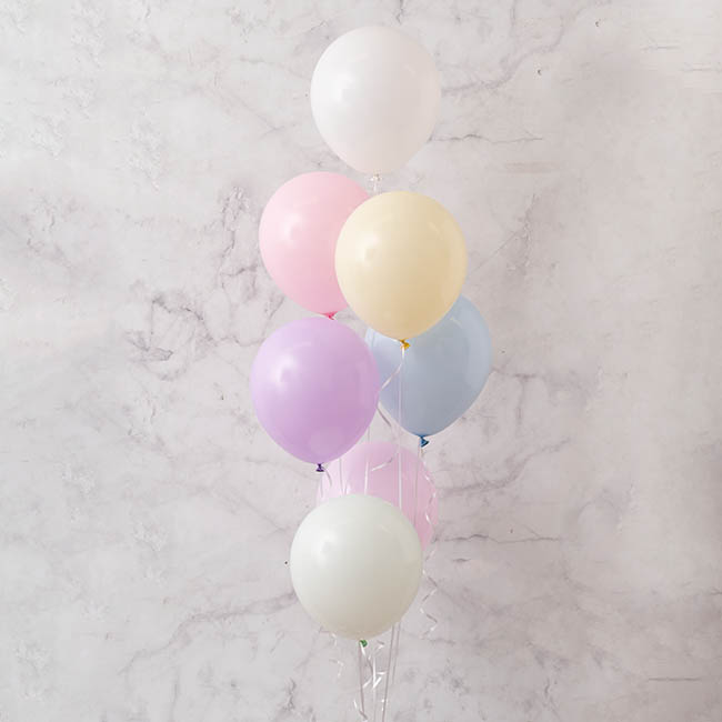 Latex Koch Balloon 12 24 Pack White (31cmD)