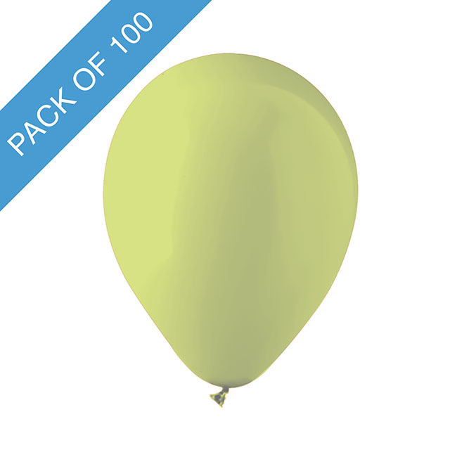Latex Koch Balloon 12 100 Pack Green (31cmD)