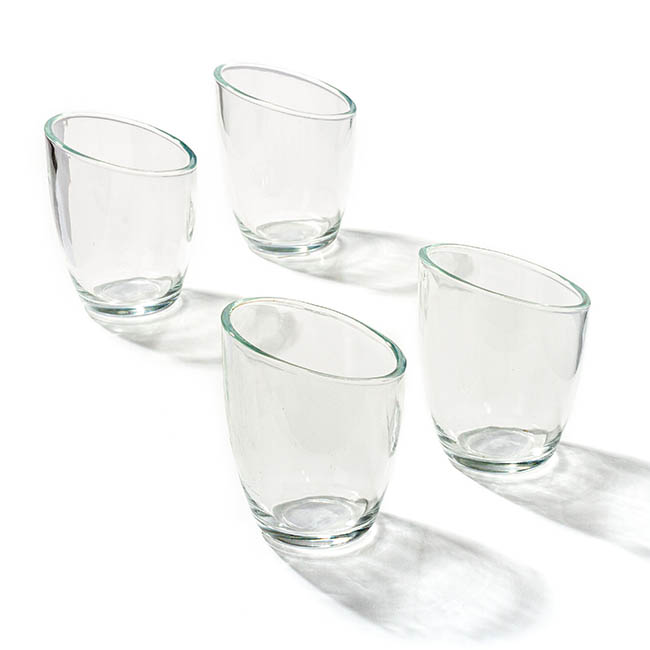 Glass Votive Candle Holder Arena (7.6Dx9cmH) Clear