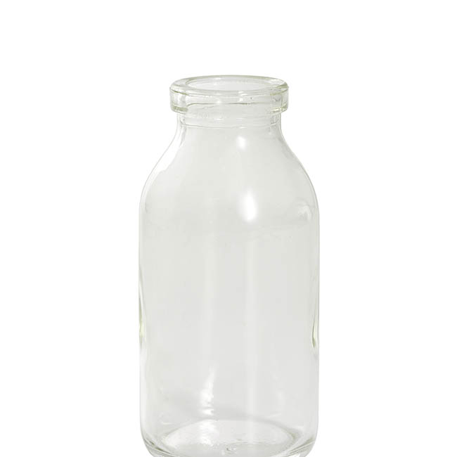 Glass Classic Milk Bottle Sage (5x10cmH)