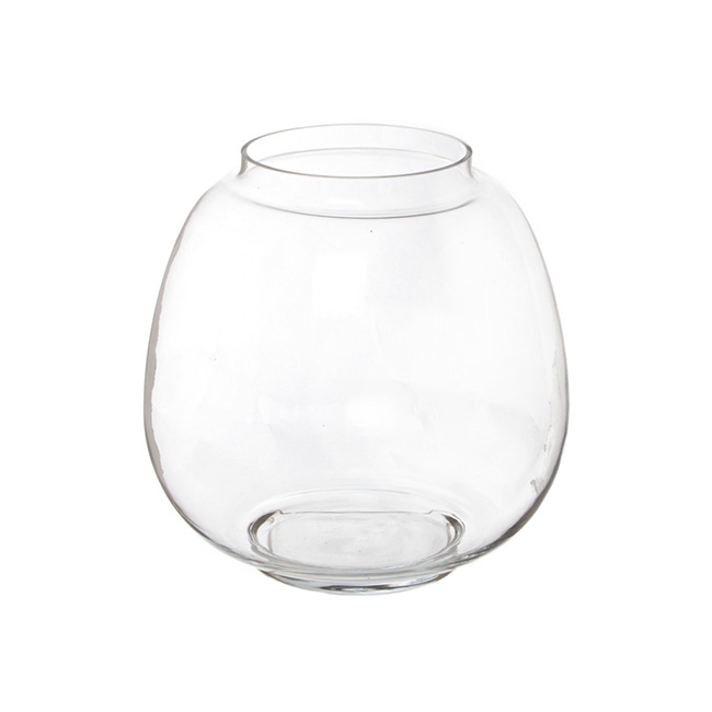 Round Glass Terrarium Bowl Clear (24Dx27cmH)