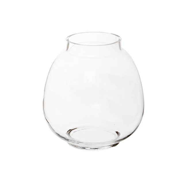 Round Glass Terrarium Bowl Clear (19Dx22.3cmH)