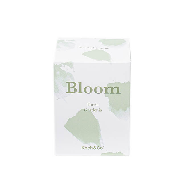 Scented Candle Bloom Cameo Green Forest Gardenia (6.5x9cmH)