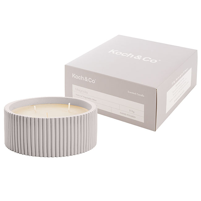 Scented Candle Evelyn II Provincial Magnolia 215g (14Dx6cmH)