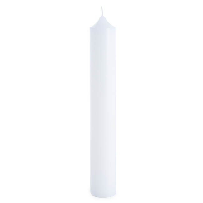 Church Pillar Candle White (7x40cmH) 180Hr