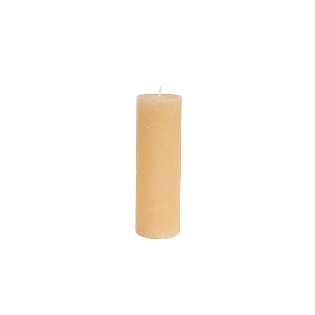 Fleur Pillar Candle Nude (5x15cmH)