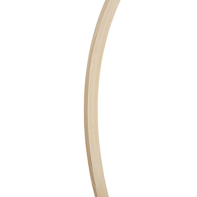 Wooden Bamboo Ring Natural (26cmD)