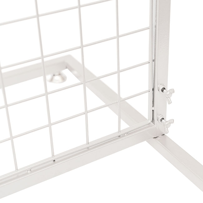 Backdrop Standing Frame with Mesh White (1mx2mH)