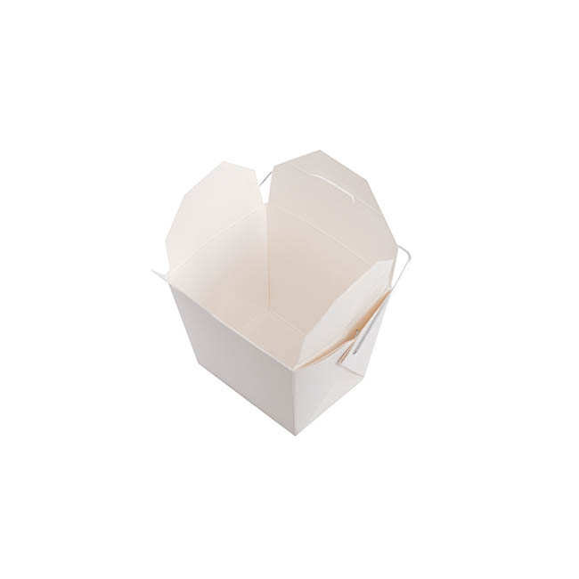 Food Pail 225gm (8oz) Takeaway Container White (62x46x66mmH)