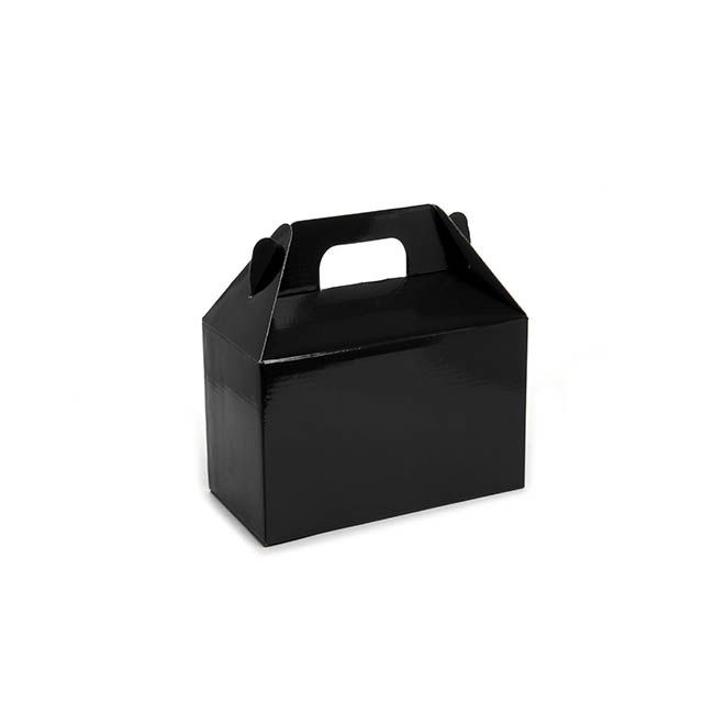 Gable Box Flat packed Medium Black (21.5x12x14cm)