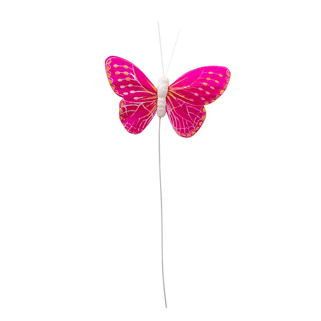 Pick Butterfly 10cm Assorted Set 1 Pack 12