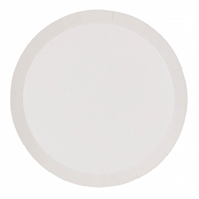 Paper Round Banquet Plate White (26cm) Pack 10