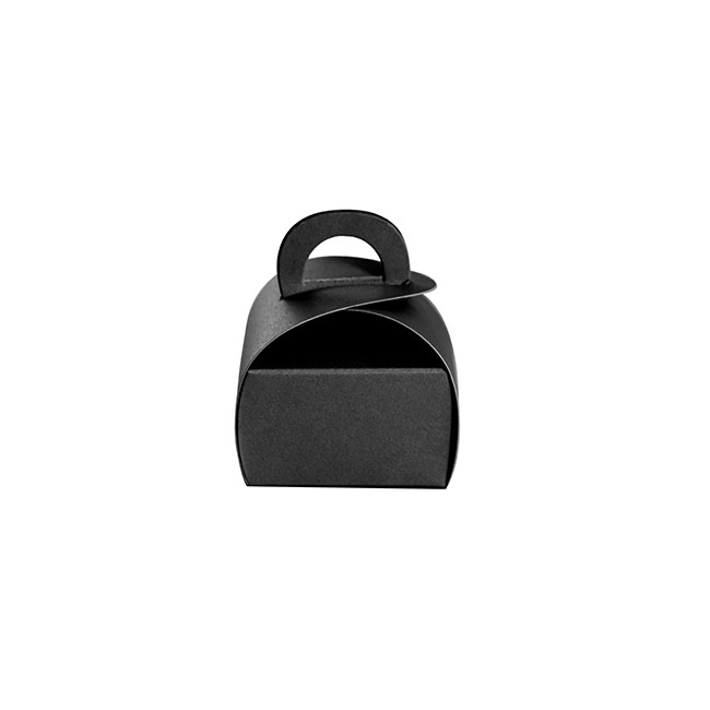 Bomboniere Petite Box Pearl Black Pack 20 (45x45x60mmH)