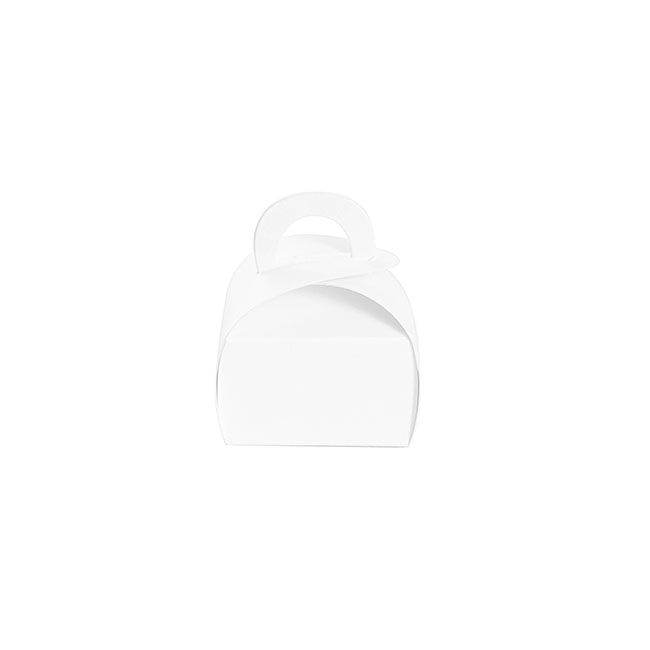 Bomboniere Petite Box Pearl White Pack 20 (45x45x60mmH)