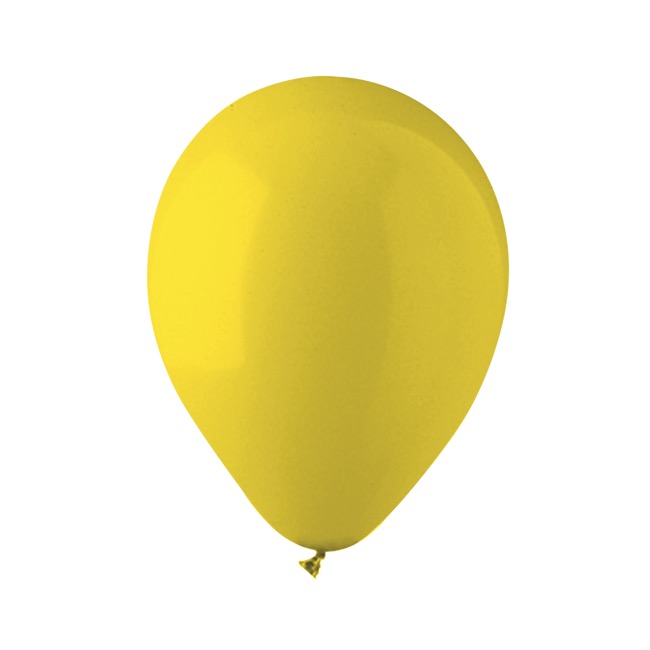 Latex Balloon Helium Grade Pack 18 Fashion Yellow (30cm)
