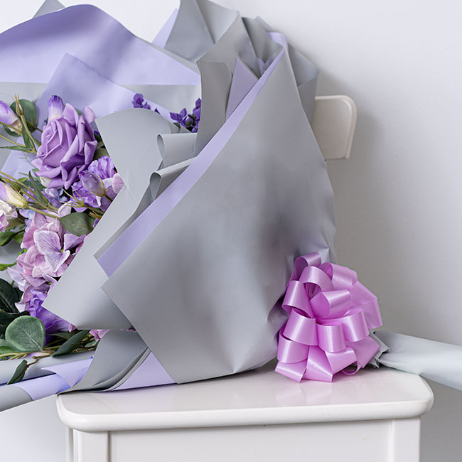 Premium Non Tear Florist Ribbon Satin Orchid Bliss(30mmx50m)