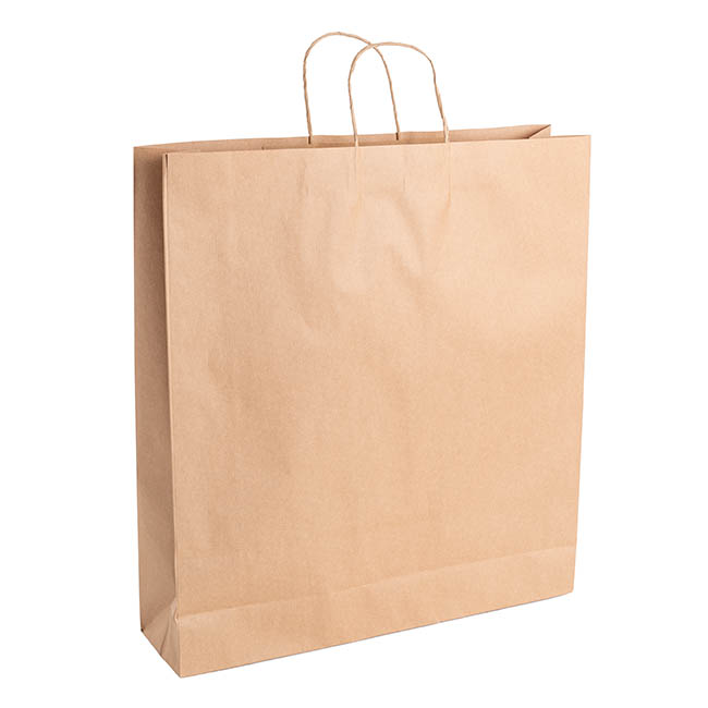 Brown Kraft Paper Bag Shopper Giant (450Wx125Gx500mmH)