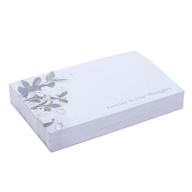 Cards Gardenia Forever In Our Thoughts(10x6.5cmH) Pack 50