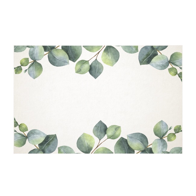 Cards Gum Leaf Frame (10x6.5cmH) Pack 50