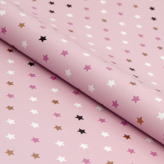 Counter Handi Roll Gloss Star Pink (70cmx10m)
