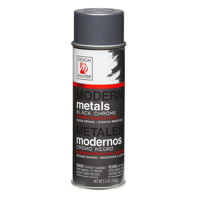 Design Master Spray Modern Metals Black Chrome (156g)