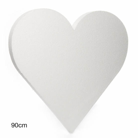 Polystyrene Heart Solid 36 (W90cmx90cmx5cm)