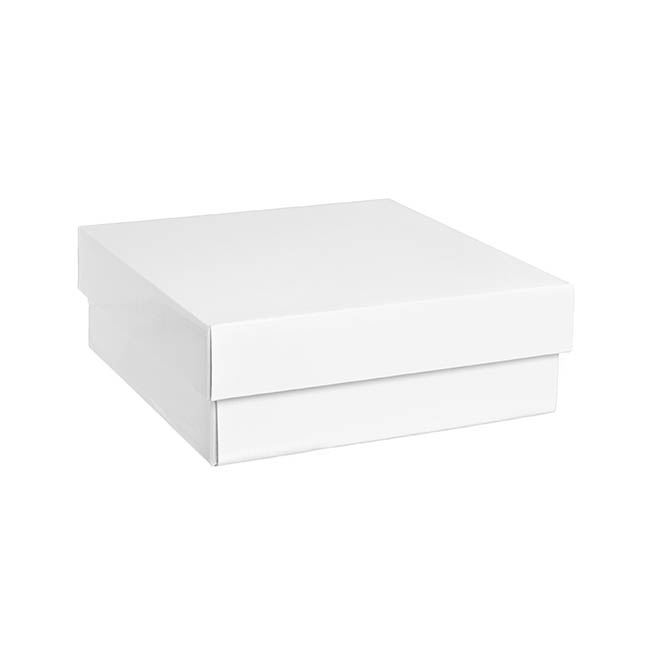 Gourmet Box Square Small White (24x24x9cmH)